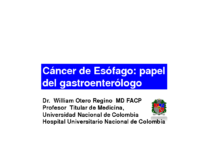 CANCER ESOFAGICO 2021